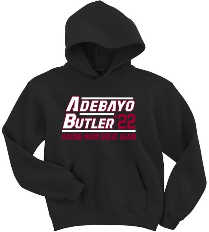Jimmy Butler Bam Adebayo Miami Heat Vice City 2022 Crew Hooded Sweatshirt Unisex Hoodie