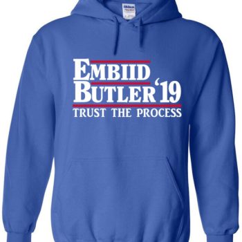 Jimmy Butler Joel Embiid Philadelphia 76Ers "Butler 19" Hooded Sweatshirt Unisex Hoodie