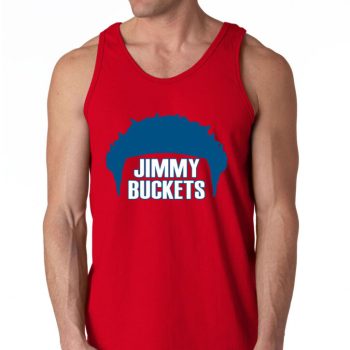 Jimmy Butler Philadelphia 76Ers "Buckets Hair" Unisex Tank Top