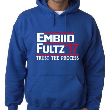 Joel Embiid Markelle Fultz Philadelphia 76Ers "17" Hooded Sweatshirt Unisex Hoodie