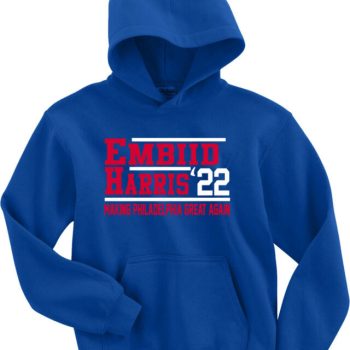 Joel Embiid Tobias Harris Philadelphia 76Ers 2022 Crew Hooded Sweatshirt Unisex Hoodie