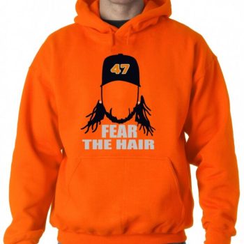 Johnny Cueto San Francisco Giants "Fear The Hair" Hooded Sweatshirt Hoodie