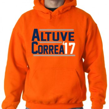 Jose Altuve Carlos Correa 17 Houston Astros Hooded Sweatshirt Unisex Hoodie