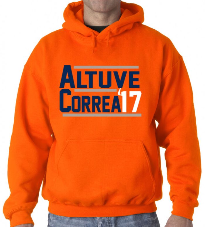 Jose Altuve Carlos Correa 17 Houston Astros Hooded Sweatshirt Unisex Hoodie