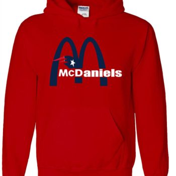 Josh Mcdaniels Tom Brady New England Patriots "Logo" Hoodie Hooded Sweatshirt