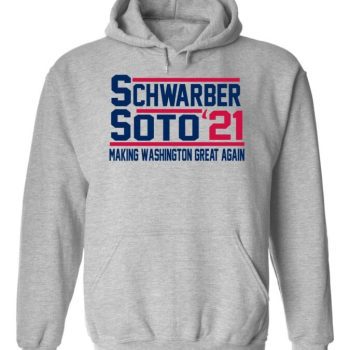 Juan Soto Kyle Schwarber Washington Nationals 2021 Crew Hooded Sweatshirt Unisex Hoodie