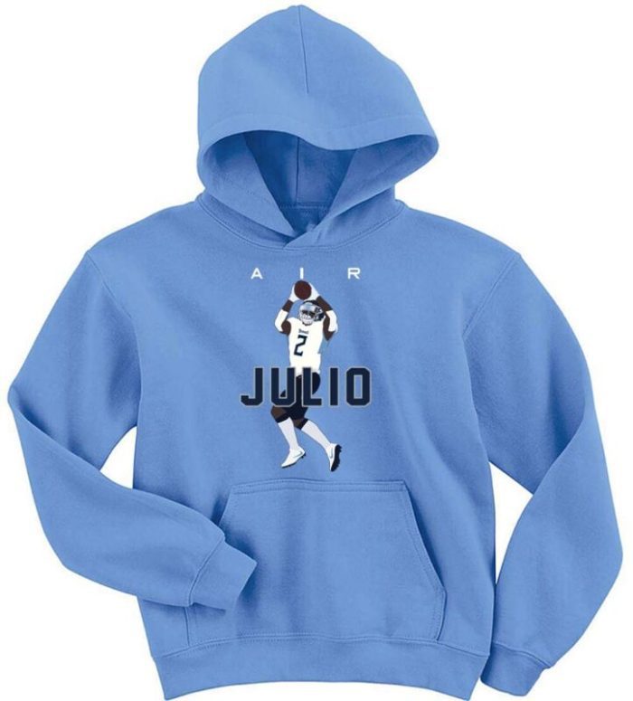 Julio Jones Tennessee Titans Air Crew Hooded Sweatshirt Unisex Hoodie