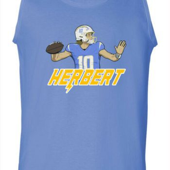 Justin Herbert Los Angeles Chargers La Pic Unisex Tank Top