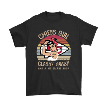 Kansas City Chiefs Girl Classy Sassy A Bit Smart Assy Vintage Unisex T-Shirt Kid T-Shirt LTS3095