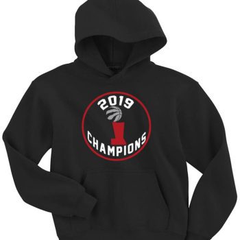 Kawhi Leonard Toronto Raptors 2019 Champions Circle Logo Troph Hooded Sweatshirt Unisex Hoodie
