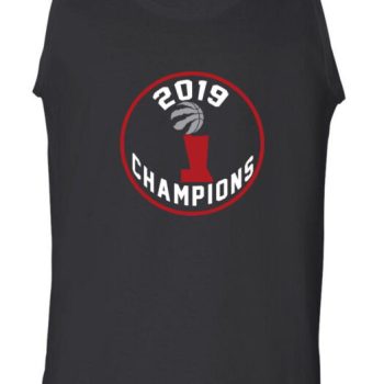 Kawhi Leonard Toronto Raptors 2019 Champions Circle Logo Trophy Unisex Tank Top