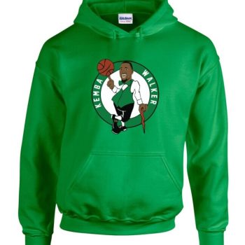 Kemba Walker Boston Celtics Logo Hooded Sweatshirt Unisex Hoodie