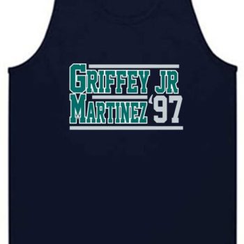 Ken Griffey Jr Edgar Martinez Seattle Mariners 1997 Unisex Tank Top