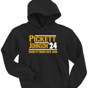Kenny Pickett Diontae Johnson Pittsburgh Steelers 2024 Crew Hooded Sweatshirt Unisex Hoodie