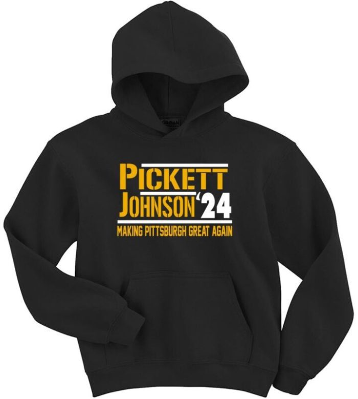 Kenny Pickett Diontae Johnson Pittsburgh Steelers 2024 Crew Hooded Sweatshirt Unisex Hoodie