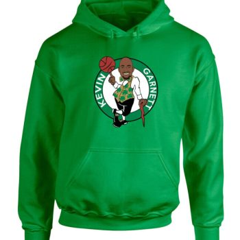 Kevin Garnett Boston Celtics Big Ticket Logo Crew Hooded Sweatshirt Unisex Hoodie