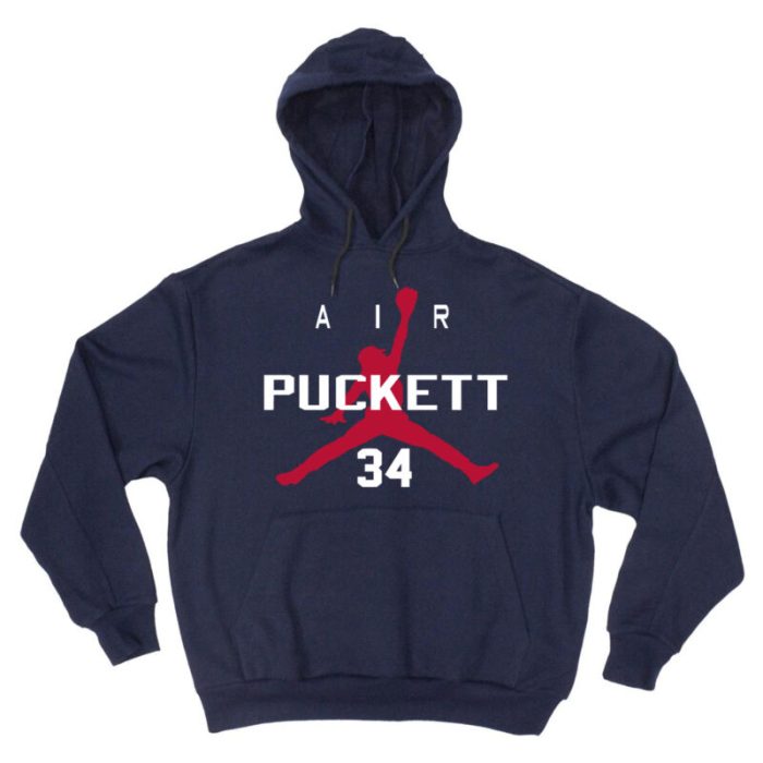 Kirby Puckett Minnesota Twins "Air Puckett" Hooded Sweatshirt Unisex Hoodie