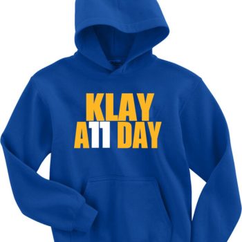 Klay Thompson Golden State Warriors "Klay All Day" Hooded Sweatshirt Unisex Hoodie