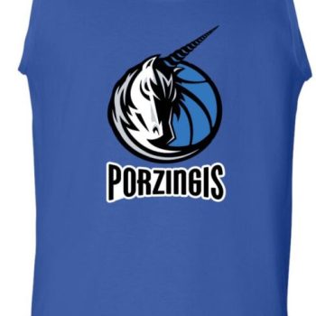 Kristaps Porzingis Dallas Mavericks "Unicorn Logo" Unisex Tank Top