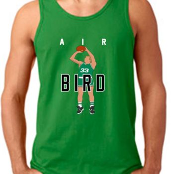 Larry Bird Boston Celtics Air Pic Unisex Tank Top