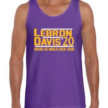 Lebron James Anthony Davis Ad The Brow Los Angeles Lakers 2020 Unisex Tank Top