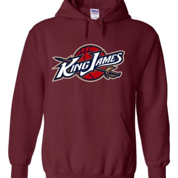 Lebron James Cleveland Cavaliers "King James" Hoodie Hooded Sweatshirt