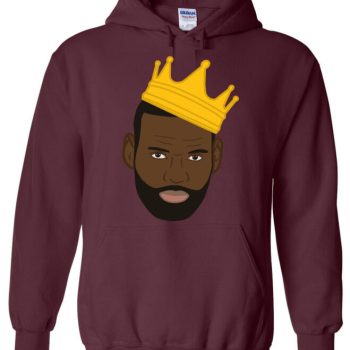 Lebron James Cleveland Cavaliers "King Pic" Hoodie Hooded Sweatshirt