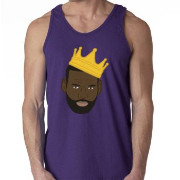 Lebron James Los Angeles Lakers "King James Pic" Unisex Tank Top