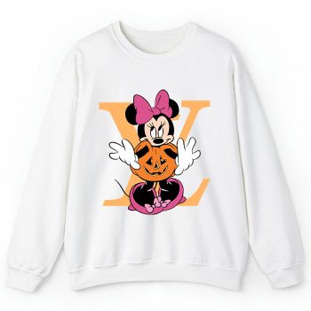 Louis Vuitton Logo Luxury Halloween Minnie Mouse Crewneck Sweatshirt CSTB1191