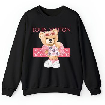 Louis Vuitton Logo Luxury Teddy Bear Crewneck Sweatshirt CSTB1076