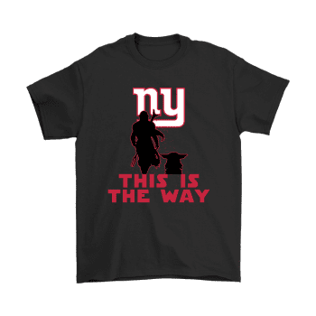 Mandalorian And Baby Yoda This Is The Way New York Giants Unisex T-Shirt Kid T-Shirt LTS4902