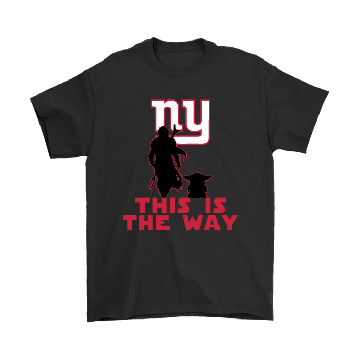 Mandalorian And Baby Yoda This Is The Way New York Giants Unisex T-Shirt Kid T-Shirt LTS4902