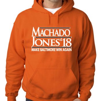 Manny Machado Adam Jones Baltimore Orioles "18" Hoodie Hooded Sweatshirt