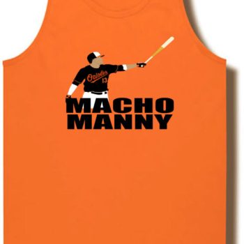 Manny Machado Baltimore Orioles "Macho Manny Pic" Unisex Tank Top