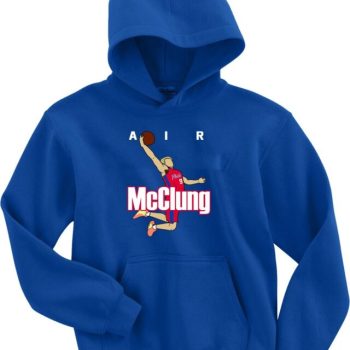 Matt Mcclung Philadelphia 76Ers Blue Coats Air Mac Crew Hooded Sweatshirt Unisex Hoodie