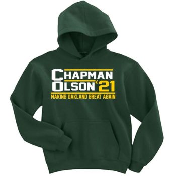 Matt Olson Matt Chapman Oakland Athletics A's 2021 Crew Hooded Sweatshirt Unisex Hoodie