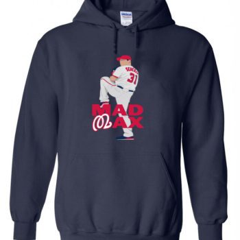 Max Scherzer Washington Nationals "Mad Max Pic" Hooded Sweatshirt Unisex Hoodie