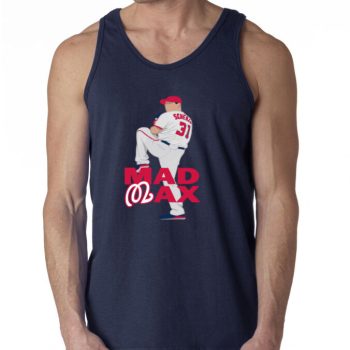 Max Scherzer Washington Nationals "Mad Max Pic" Unisex Tank Top