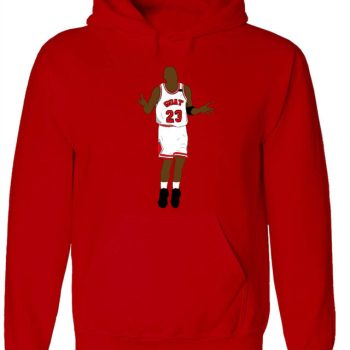 Michael Jordan Chicago Bulls Mj Shrug Crew Hooded Sweatshirt Unisex Hoodie