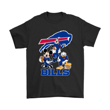 Mickey Donald Goofy The Three Buffalo Bills Football Unisex T-Shirt Kid T-Shirt LTS408