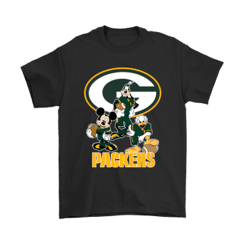 Mickey Donald Goofy The Three Green Bay Packers Football Unisex T-Shirt Kid T-Shirt LTS3937