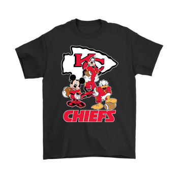 Mickey Donald Goofy The Three Kansas City Chiefs Football Unisex T-Shirt Kid T-Shirt LTS3130