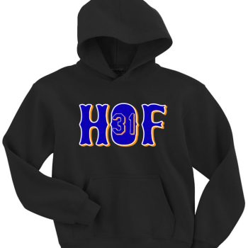 Mike Piazza New York Mets "Hall Of Fame" Hooded Sweatshirt Hoodie
