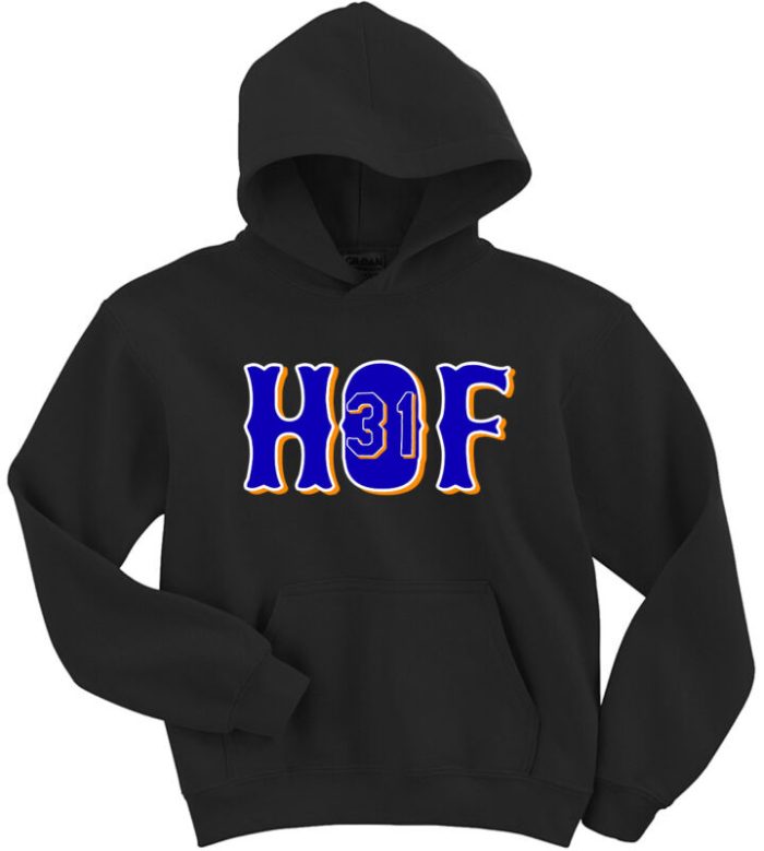 Mike Piazza New York Mets "Hall Of Fame" Hooded Sweatshirt Hoodie