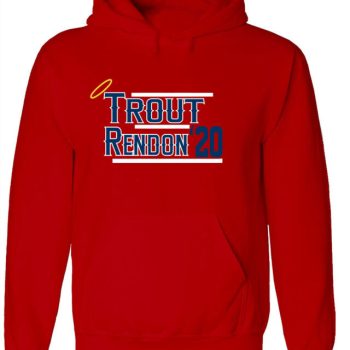 Mike Trout Anthony Rendon Los Angeles Angels 2020 Crew Hooded Sweatshirt Unisex Hoodie