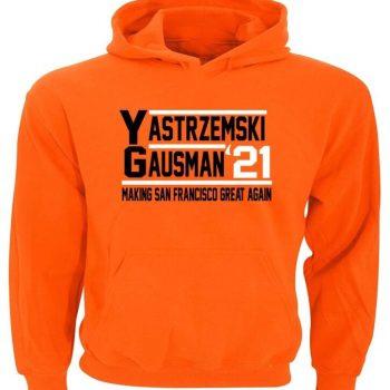 Mike Yastrzemski Kevin Gausman San Francisco Giants 2021 Crew Hooded Sweatshirt Unisex Hoodie