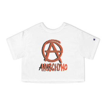 Moschino Anarchy Organic Champion Women Cropped T-Shirt CTB2883