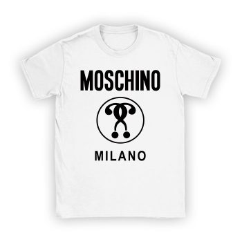 Moschino Double Question Mark Logo Kid Tee Unisex T-Shirt TTB1914