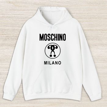 Moschino Double Question Mark Logo Unisex Pullover Hoodie HTB1142