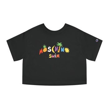 Moschino Swim Fruits Champion Women Cropped T-Shirt CTB2894